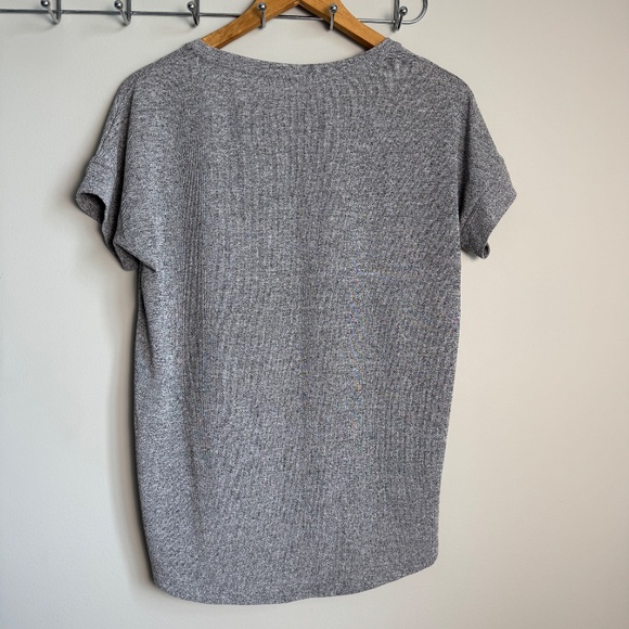 Soyaconcept Women's Short Sleeve T-Shirt Lightweight High/Low Marled Gray‎ M - Picture 5 of 11